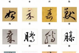中国书法最俊的216字，汇聚千年精华！